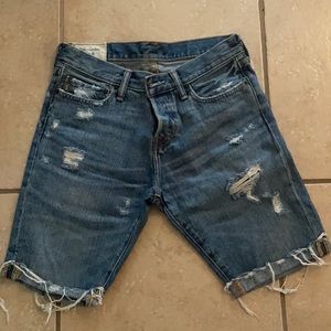 Abercrombie & Fitch jean cutoff shorts